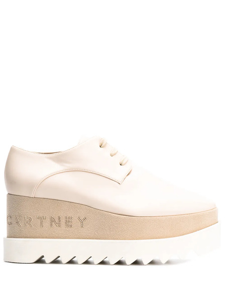  Stella Mccartney Elyse Platform Derby Shoes - Neutrals 