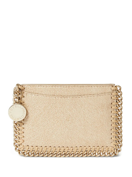  Stella Mccartney Falabella Chain-trim Cardholder - Neutrals 