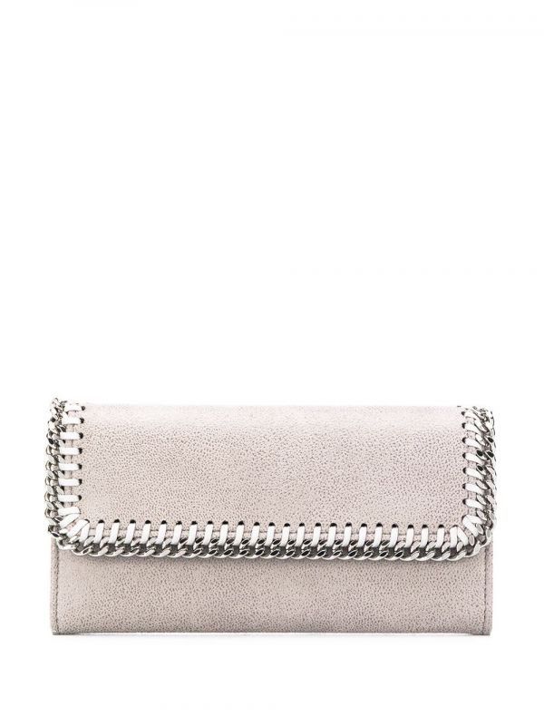  Stella Mccartney Falabella Continental Wallet - Grey 