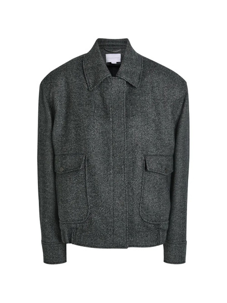  Stella Mccartney Flap-pocket Herringbone Jacket - Grey 