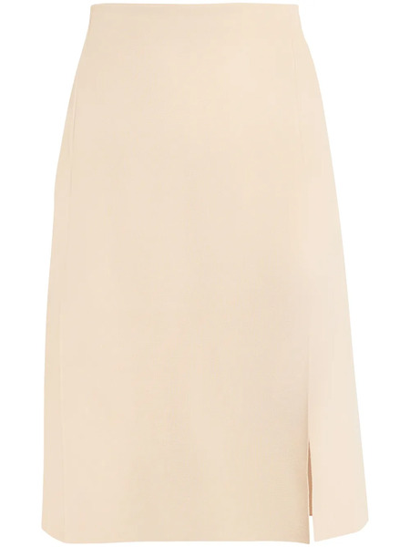  Stella Mccartney Front-slit Knitted Skirt - Neutrals 