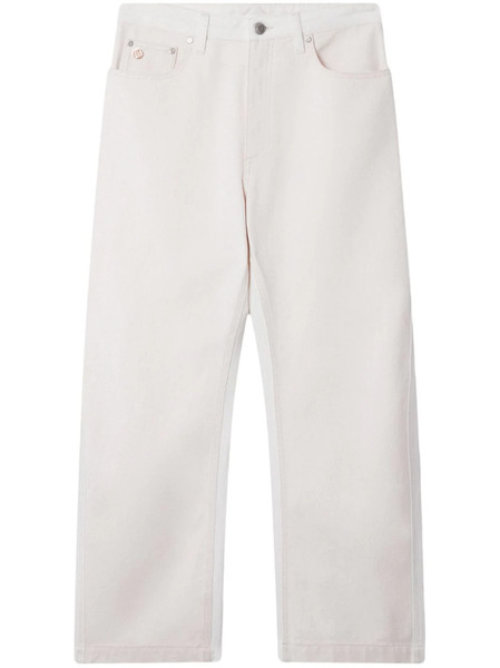  Stella Mccartney High-waist Cropped Jeans - Neutrals 