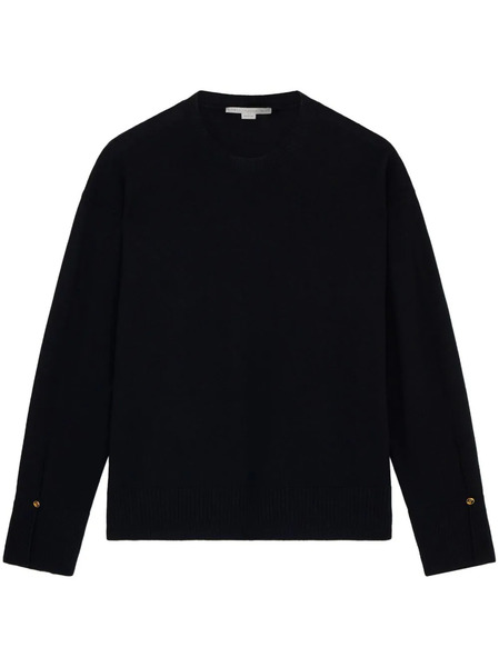  Stella Mccartney Iconics Split-cuff Jumper - Black 