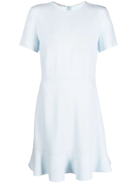  Stella Mccartney Iconics Stretch-cady Minidress - Blue 