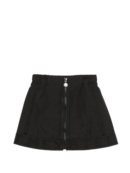  Stella Mccartney Kids A-line Lettering Skirt - Black 