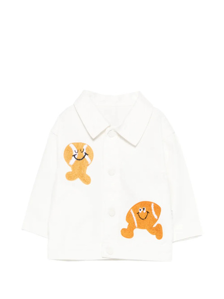  Stella Mccartney Kids Appliqué Denim Jacket - White 