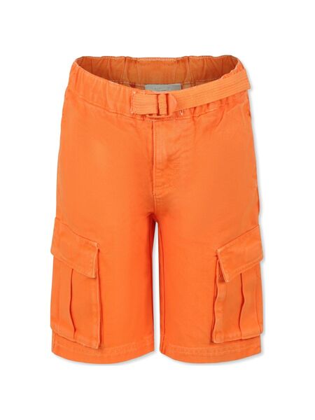  Stella Mccartney Kids Belted Shorts - Orange 