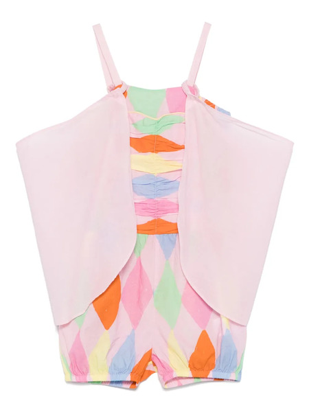  Stella Mccartney Kids Butterfly Winged Playsuit - Pink 