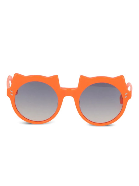  Stella Mccartney Kids Cat-ear Round Sunglasses - Orange 