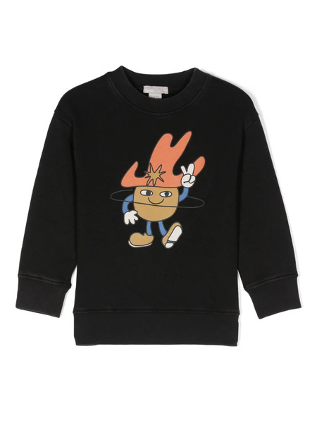  Stella Mccartney Kids Cosmic Cowboy Print Sweatshirt - Black 