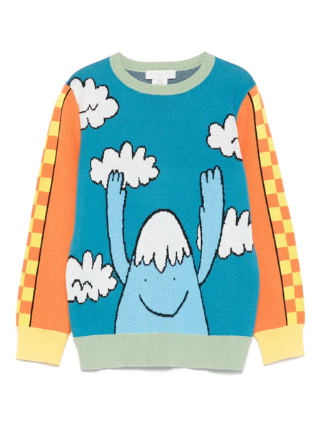  Stella Mccartney Kids Cotton Sweatshirt - Blue 