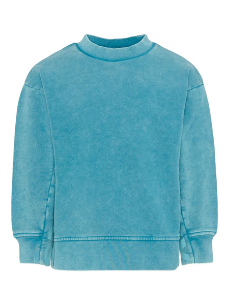  Stella Mccartney Kids Crew-neck Logo Sweatshirt - Blue 