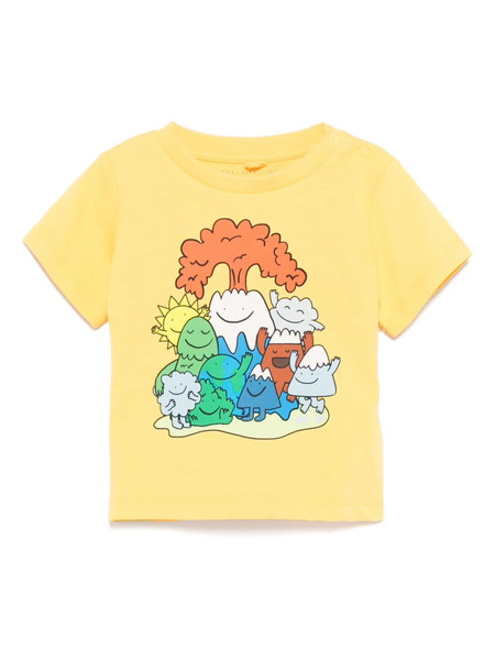  Stella Mccartney Kids Earth Friends T-shirts - Yellow 
