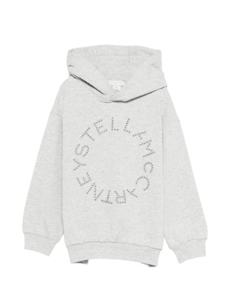  Stella Mccartney Kids Embellished Hooded Sweatshirt - Grey 