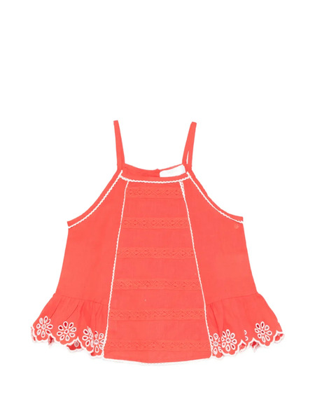  Stella Mccartney Kids Embroidered-detail Top 