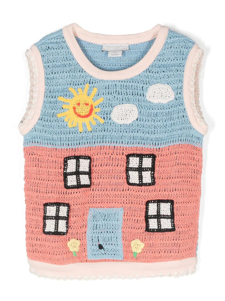  Stella Mccartney Kids Farmyard Jumper - Pink 