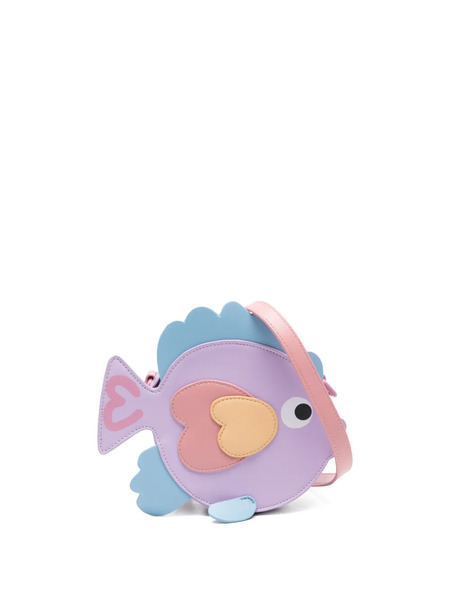  Stella Mccartney Kids Fish-appliqué Shoulder Bag - Purple 