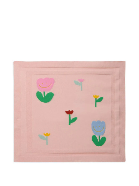  Stella Mccartney Kids Floral-appliqué Blanket - Pink 