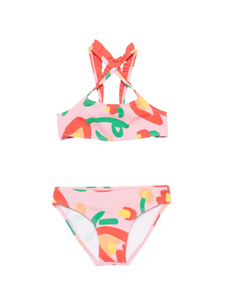  Stella Mccartney Kids Floral-print Bikini - Pink 