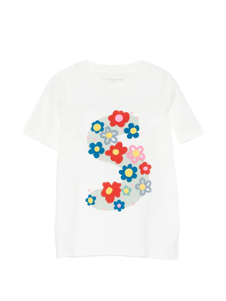  Stella Mccartney Kids Floral S-graphic T-shirt - White 