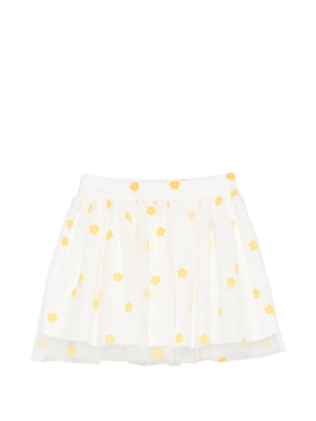  Stella Mccartney Kids Floral Skirt - White 