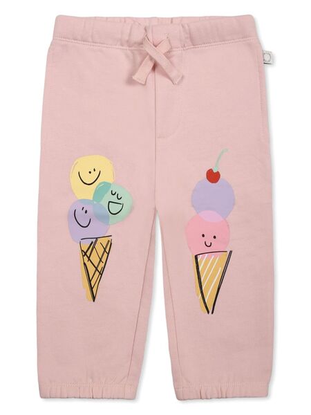  Stella Mccartney Kids Graphic-print Sweatpants - Pink 
