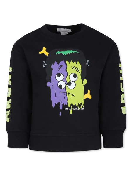  Stella Mccartney Kids Graphic-print Sweatshirt - Black 