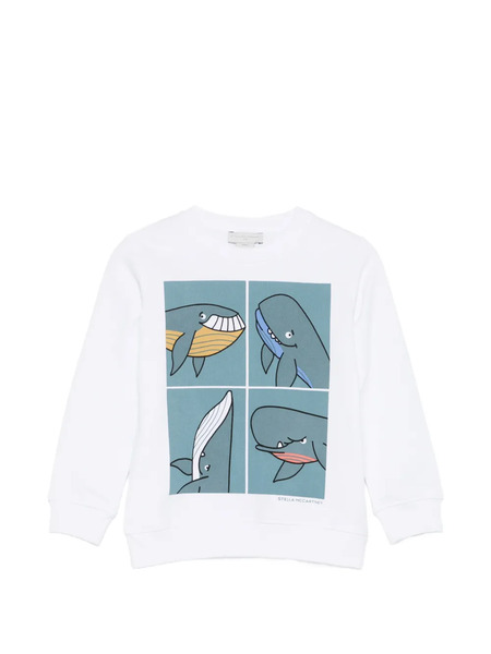  Stella Mccartney Kids Graphic-print Sweatshirt - White 