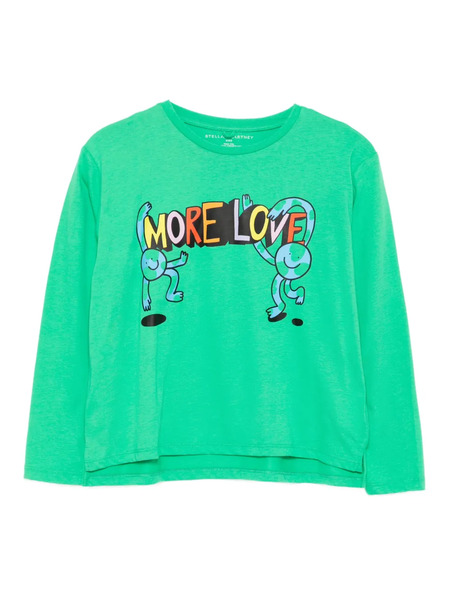  Stella Mccartney Kids Graphic-printed T-shirt - Green 