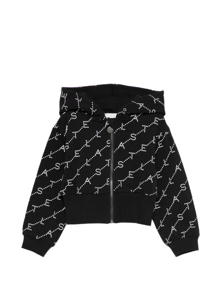  Stella Mccartney Kids Hooded Zip Top - Black 
