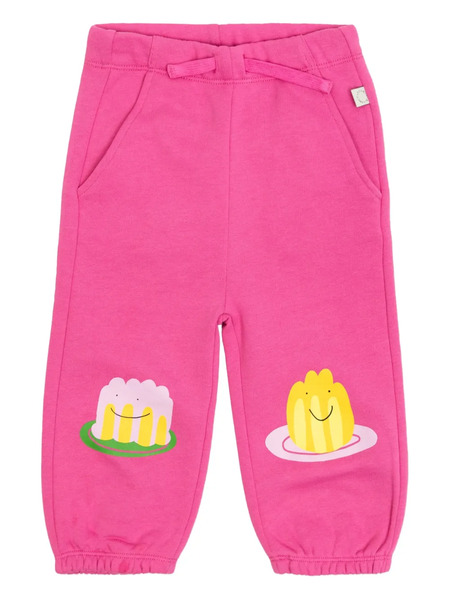  Stella Mccartney Kids Jelly-print Drawstring Track Pants - Pink 