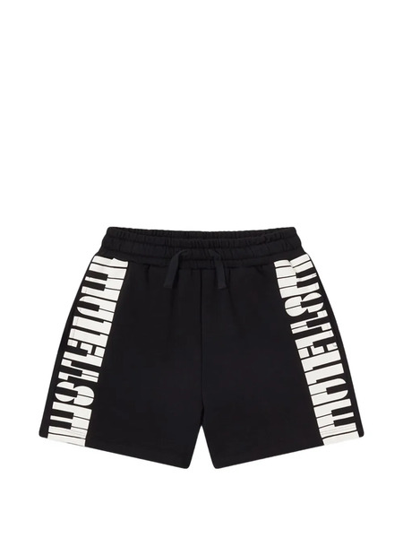  Stella Mccartney Kids Lettering Drawstring Shorts - Black 