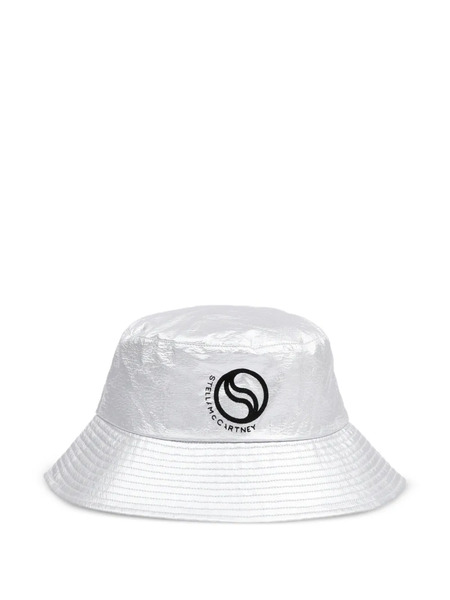  Stella Mccartney Kids Logo Bucket Hat - Silver 