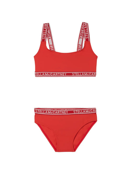  Stella Mccartney Kids Logo-detail Bikini - Red 