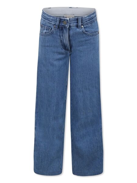  Stella Mccartney Kids Logo-embroidered Jeans - Blue 