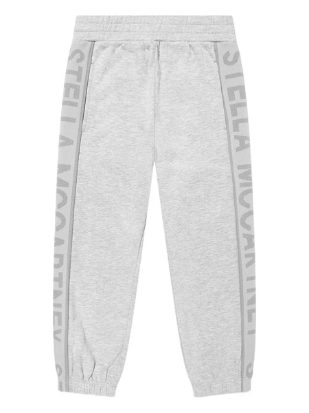 Stella Mccartney Kids Logo-print Trousers - Grey 