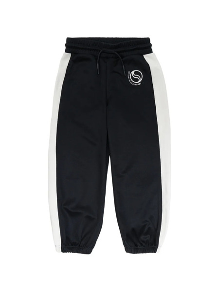  Stella Mccartney Kids Logo Stripe Trousers - Blue 
