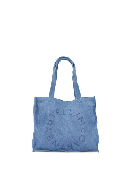 Stella Mccartney Kids Logo Tote Bag - Blue 