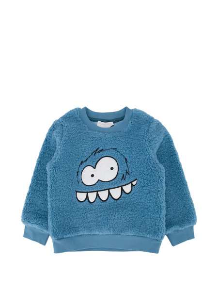  Stella Mccartney Kids Monster-motif Sweatshirt - Blue 