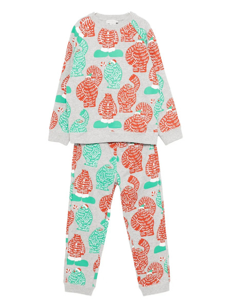  Stella Mccartney Kids Monster-print Tracksuit Set - Grey 