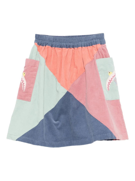  Stella Mccartney Kids Patchwork Pocket Skirt - Blue 
