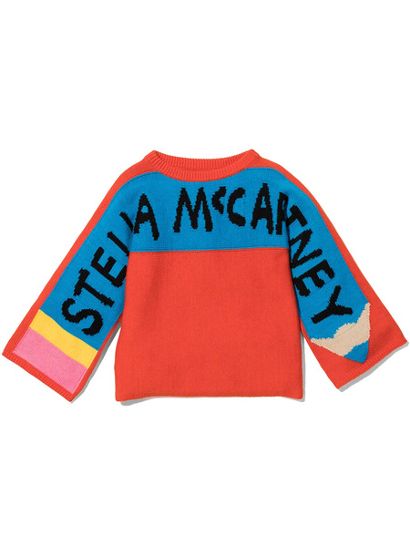  Stella Mccartney Kids Pencil Knitted Jumper - Red 