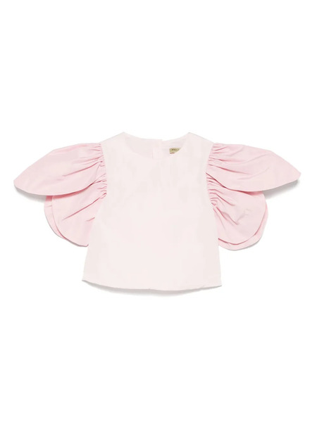  Stella Mccartney Kids Petal-sleeve Blouse - Pink 