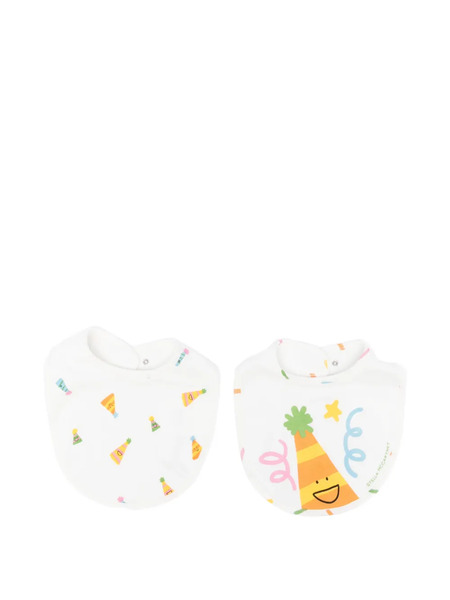  Stella Mccartney Kids Printed Bib - White 