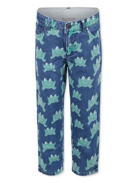  Stella Mccartney Kids Printed Jeans - Blue 