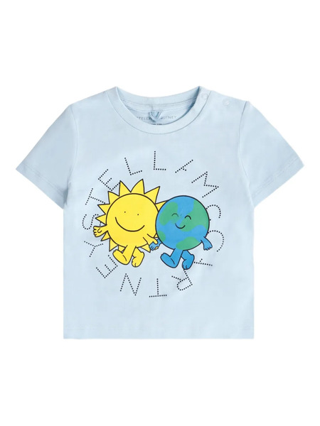  Stella Mccartney Kids Printed T-shirt - Blue 