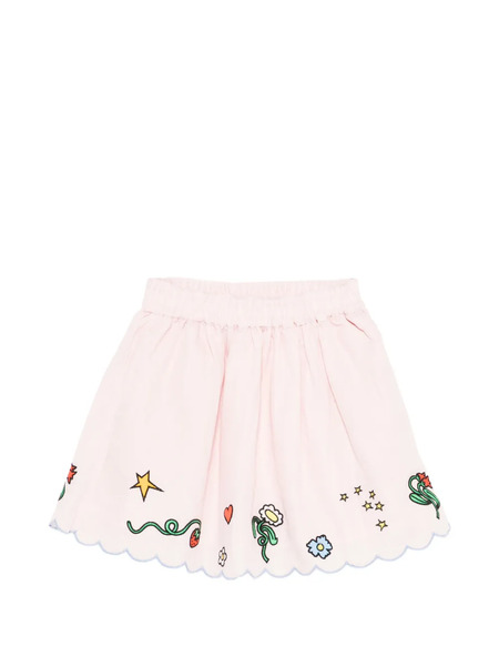  Stella Mccartney Kids Scalloped-hem Skirt - Pink 