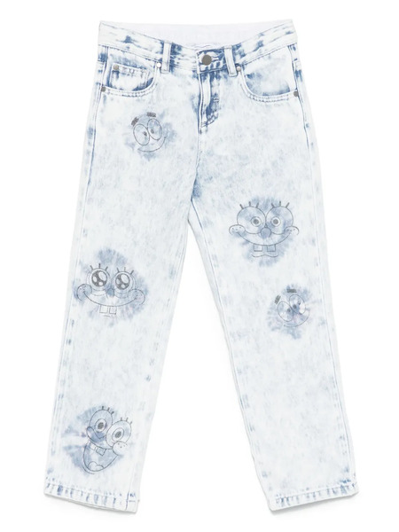  Stella Mccartney Kids Spongebob Printed Jeans - Blue 