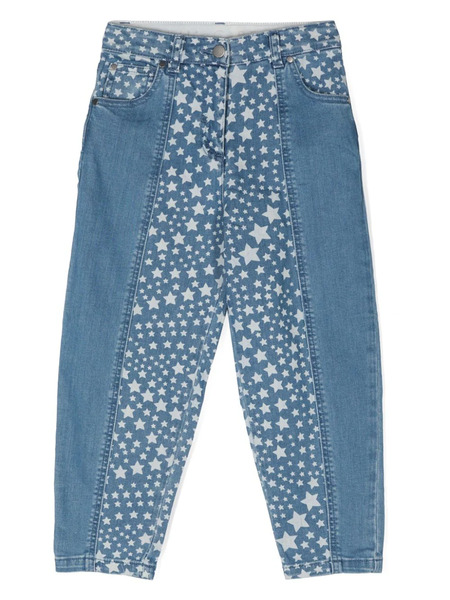  Stella Mccartney Kids Star Pattern Jeans - Blue 