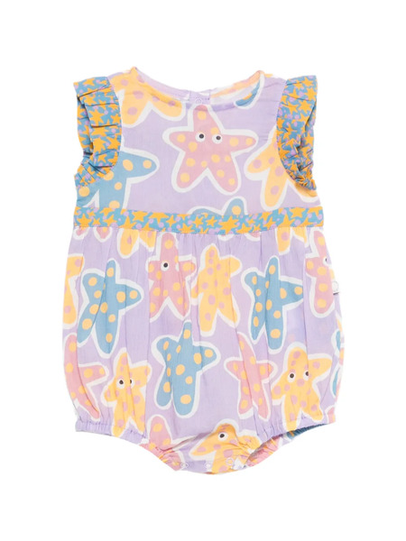  Stella Mccartney Kids Star-print Romper - Purple 
